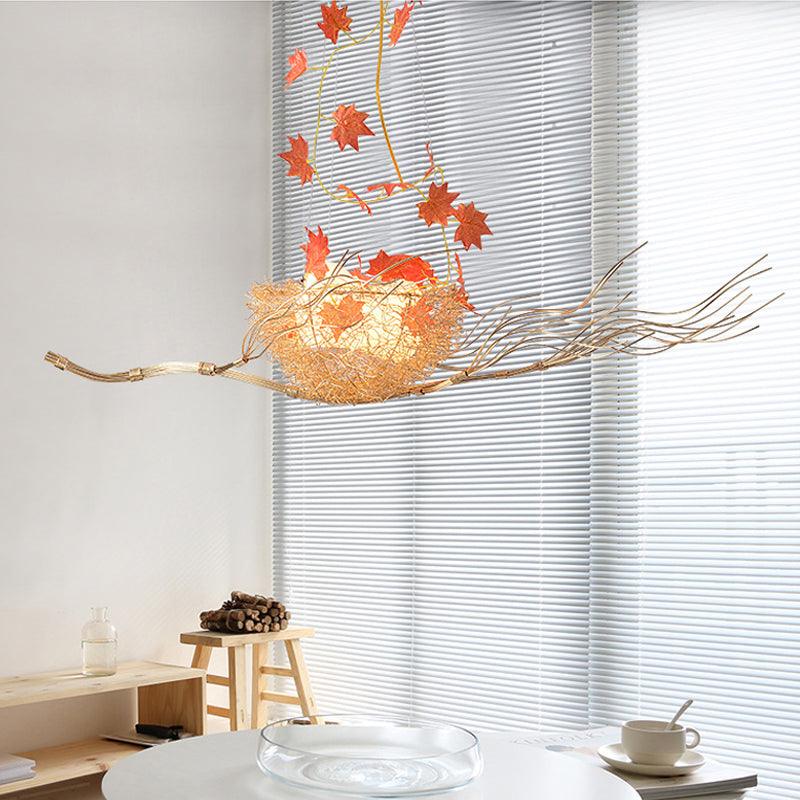 47 W White Glass Ball Chandelier Art Decorative Light Fixture - Rebooters