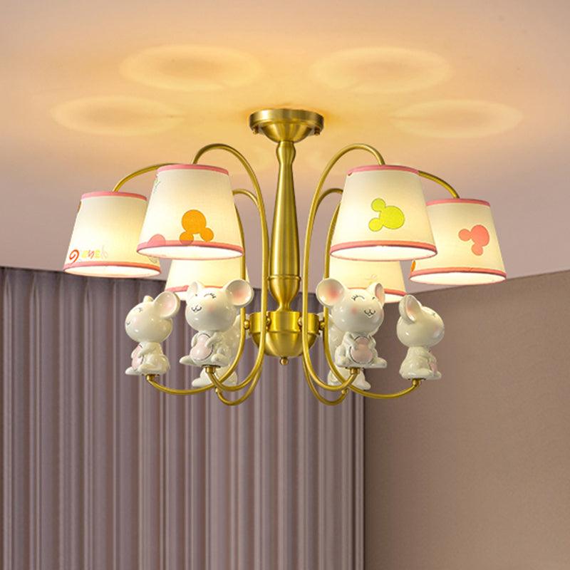 Animal Suspension Light Kids Resin Nursery Chandelier Light - Rebooters