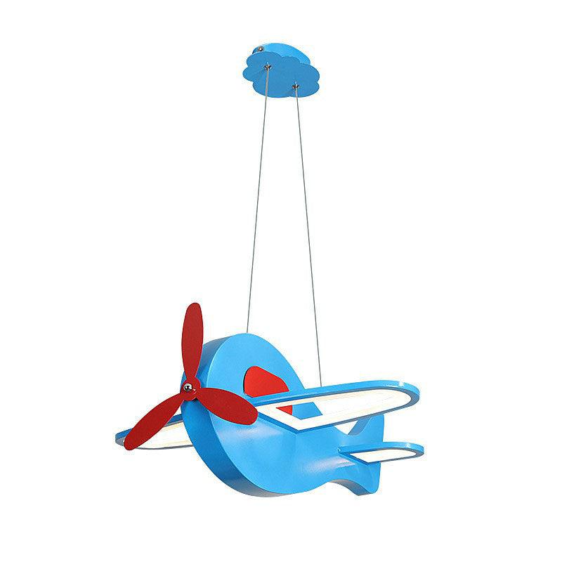Aircraft Shaped Chandelier Pendant Light Kids Style Acrylic Ceiling Light - Rebooters