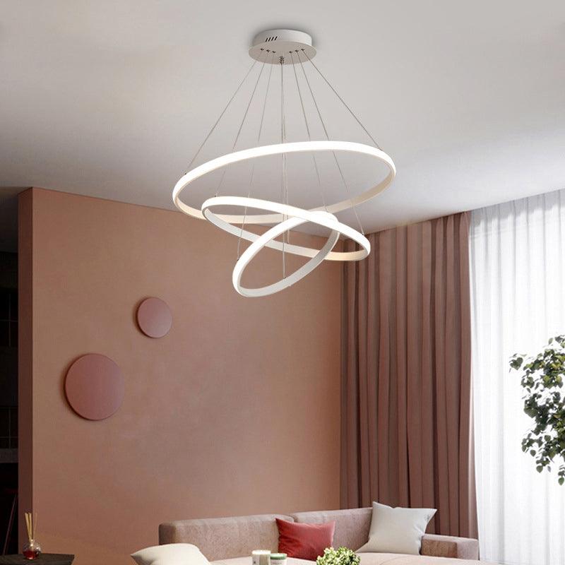 Acrylic Loop LED Pendant Light Simplicity Chandelier - Rebooters