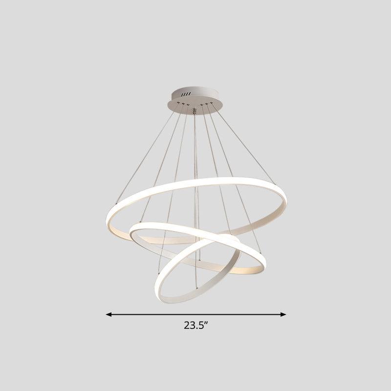 Acrylic Loop LED Pendant Light Simplicity Chandelier - Rebooters