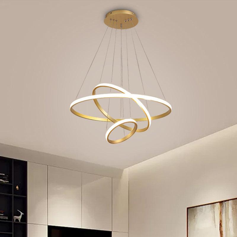 Acrylic Loop LED Pendant Light Simplicity Chandelier - Rebooters