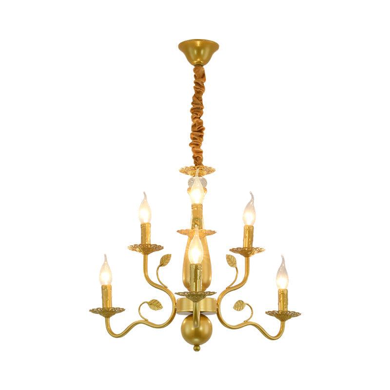 5/12/16 Lights Metal Pendant Chandelier Rustic Black Gold Fixture - Rebooters