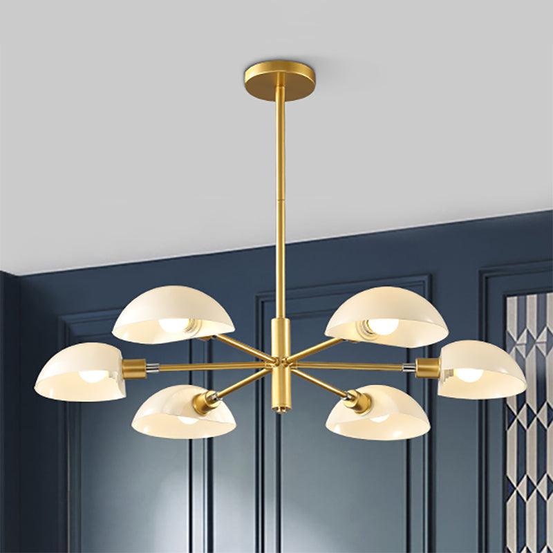 1/2 Tiers Chandelier Lamp Spoon Shade Nordic Metal Light - Rebooters