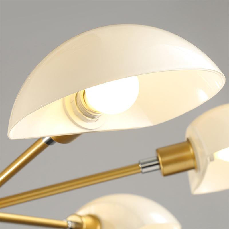 1/2 Tiers Chandelier Lamp Spoon Shade Nordic Metal Light - Rebooters