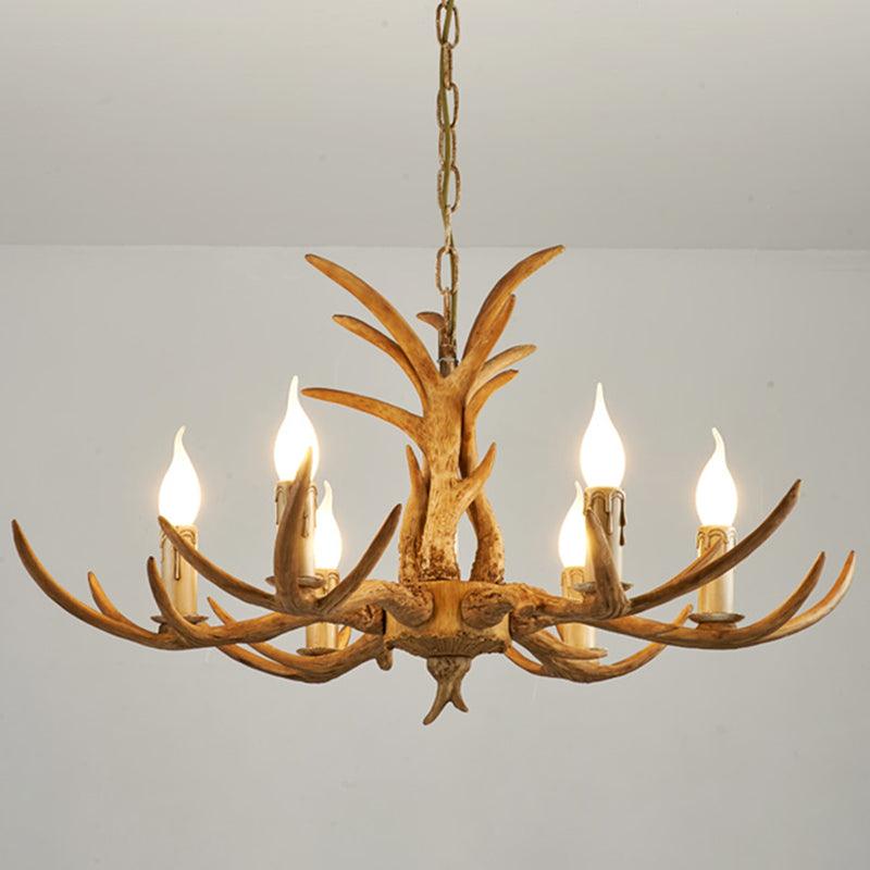 Bare Tree Branch Pendant Lamp Farmhouse Resin Light Fixture - Rebooters