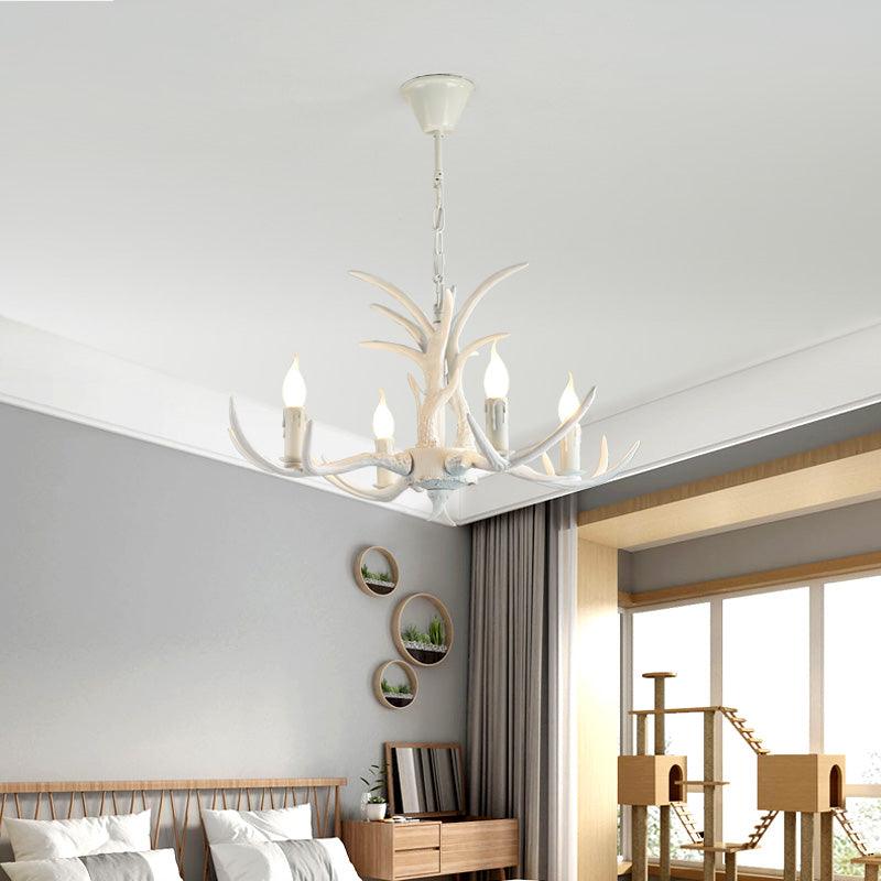 Bare Tree Branch Pendant Lamp Farmhouse Resin Light Fixture - Rebooters