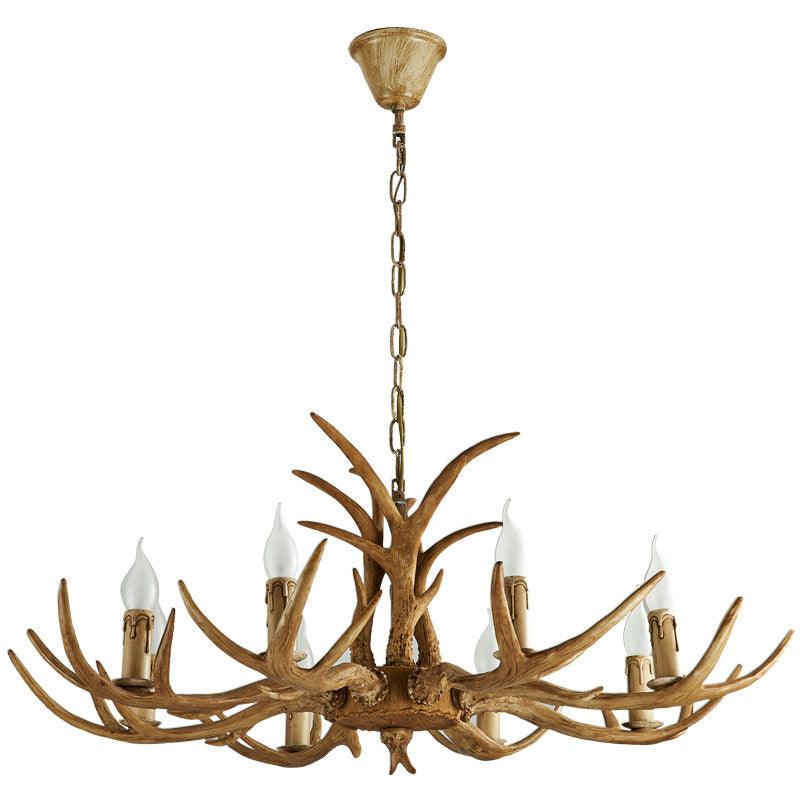 Bare Tree Branch Pendant Lamp Farmhouse Resin Light Fixture - Rebooters