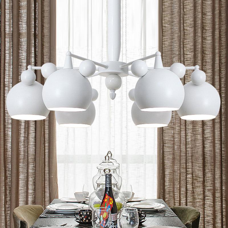Macaron Stylish Suspension Light Bear Shade Metal Hanging Light - Rebooters