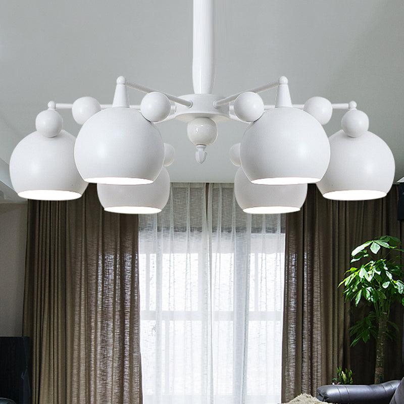 Macaron Stylish Suspension Light Bear Shade Metal Hanging Light - Rebooters