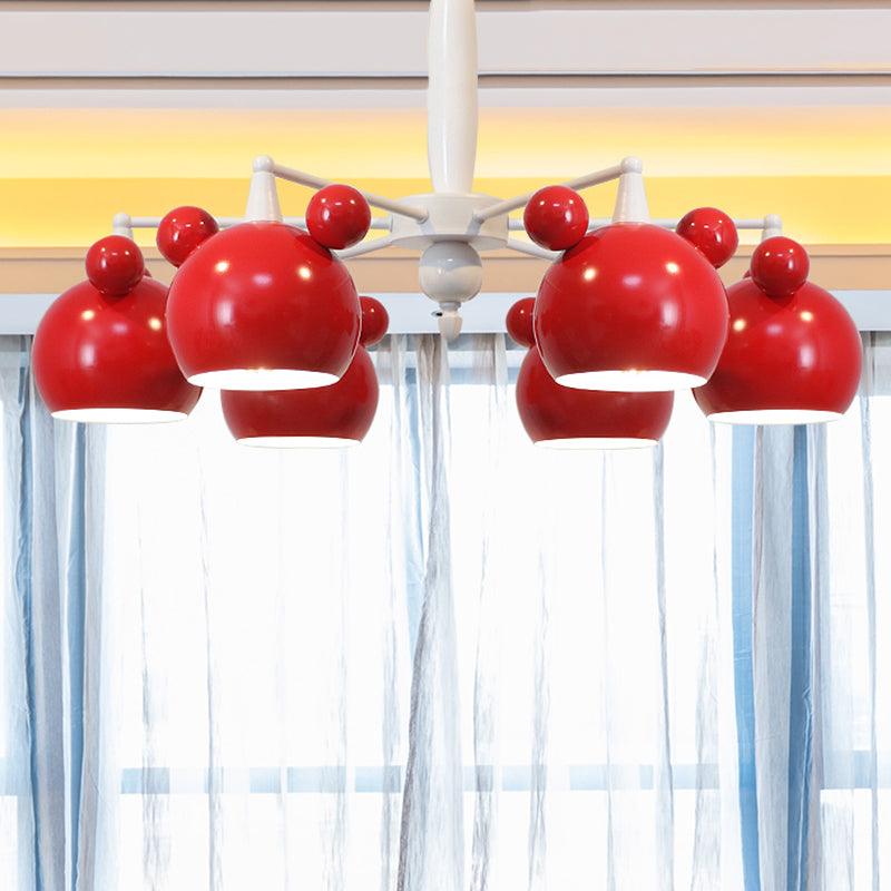 Macaron Stylish Suspension Light Bear Shade Metal Hanging Light - Rebooters
