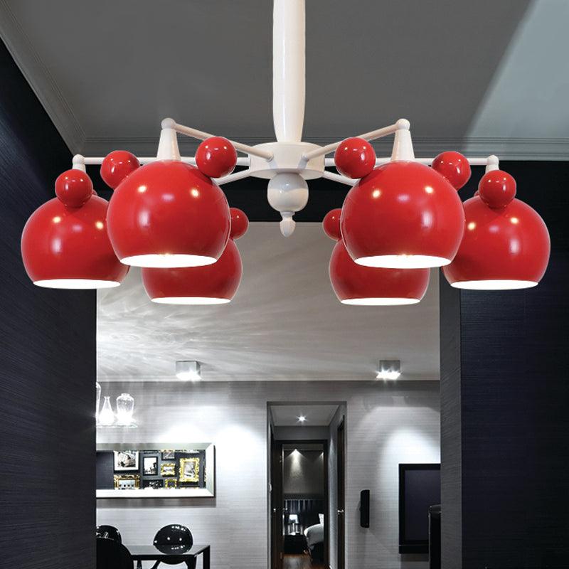 Macaron Stylish Suspension Light Bear Shade Metal Hanging Light - Rebooters