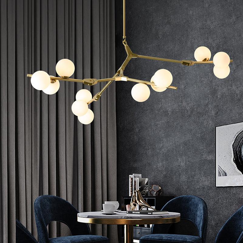 Tree Branch Suspension Light Minimalistic Metal Chandelier - Rebooters