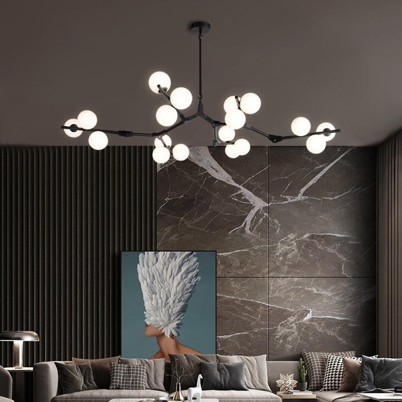 Tree Branch Suspension Light Minimalistic Metal Chandelier - Rebooters
