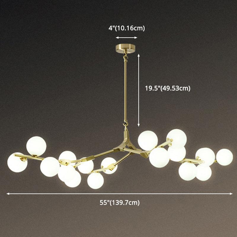 Tree Branch Suspension Light Minimalistic Metal Chandelier - Rebooters