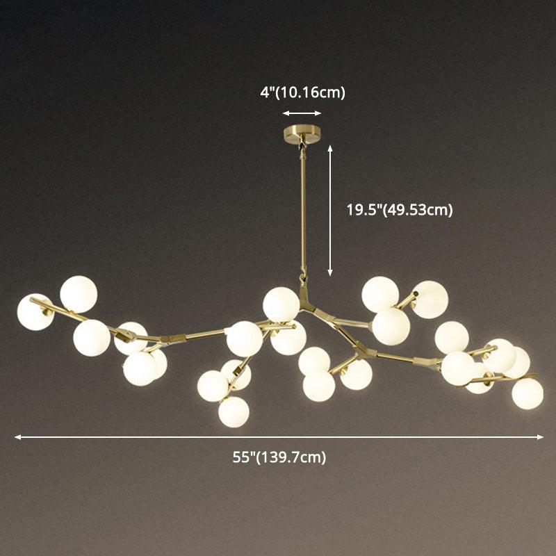 Tree Branch Suspension Light Minimalistic Metal Chandelier - Rebooters