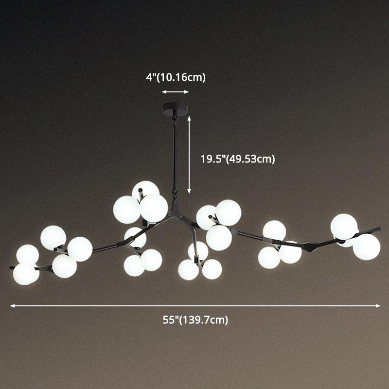 Tree Branch Suspension Light Minimalistic Metal Chandelier - Rebooters