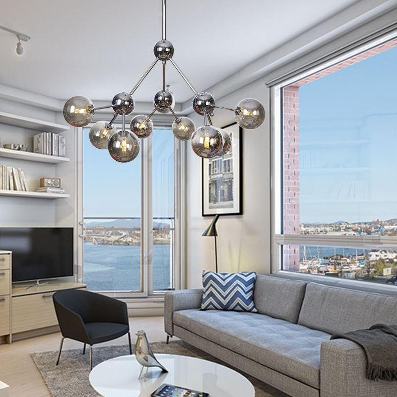 13"/27.5"/34" W Orbit Shade Hanging Chandelier Light - Rebooters