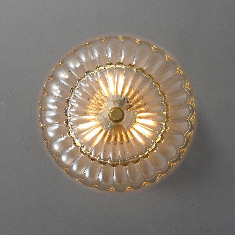 Umbrella Glass Semi Recessed Ceiling Light for Stylish Illumination - Rebooters