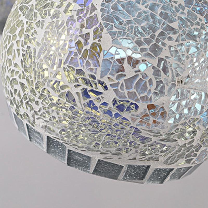 Antique Brass Globe Chandelier Lighting Fixture Baroque 3 Lights - Rebooters