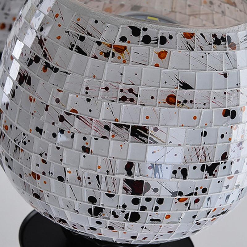 Arched Stained Glass Pendant Chandelier Mediterranean 4 Lights - Rebooters