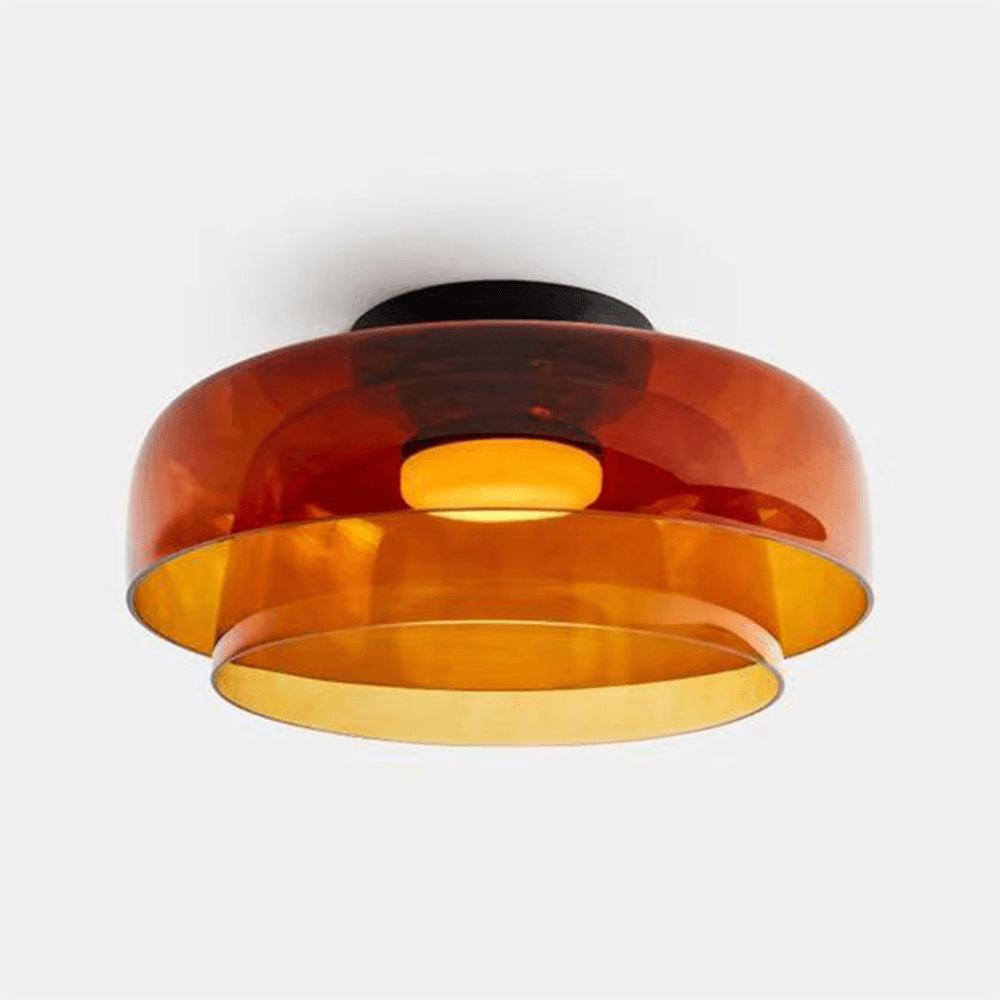Modern Creative Color Double Glass Ceiling Lamp Design - Rebooters