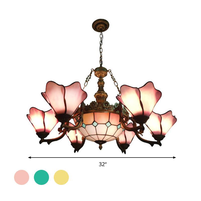 7/9 Lights Living Room Chandelier Baroque Black Pendant Light - Rebooters