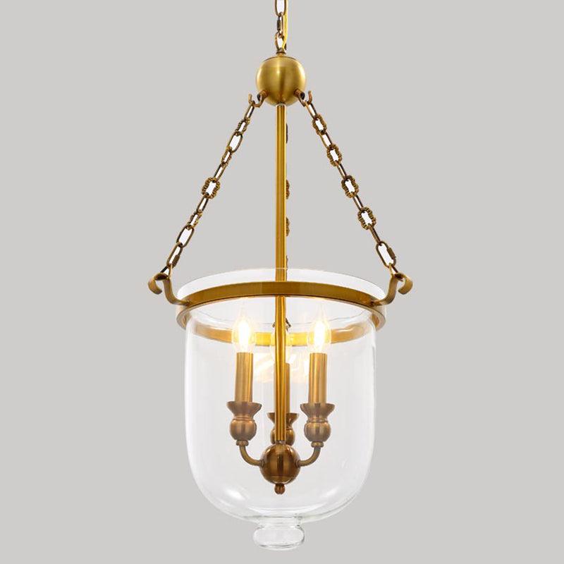 3 Bulbs Restaurant Hanging Pendant Modern Gold Down Lighting - Rebooters