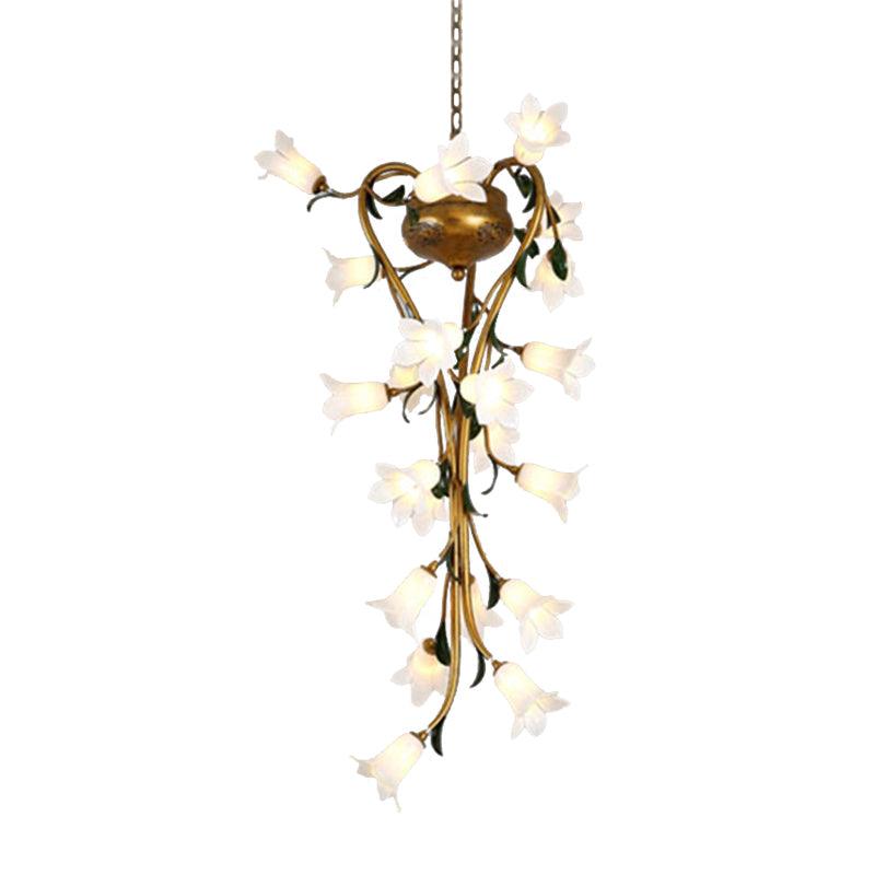 American Flower Chandelier Lighting Fixture 21 Heads LED Light - Rebooters