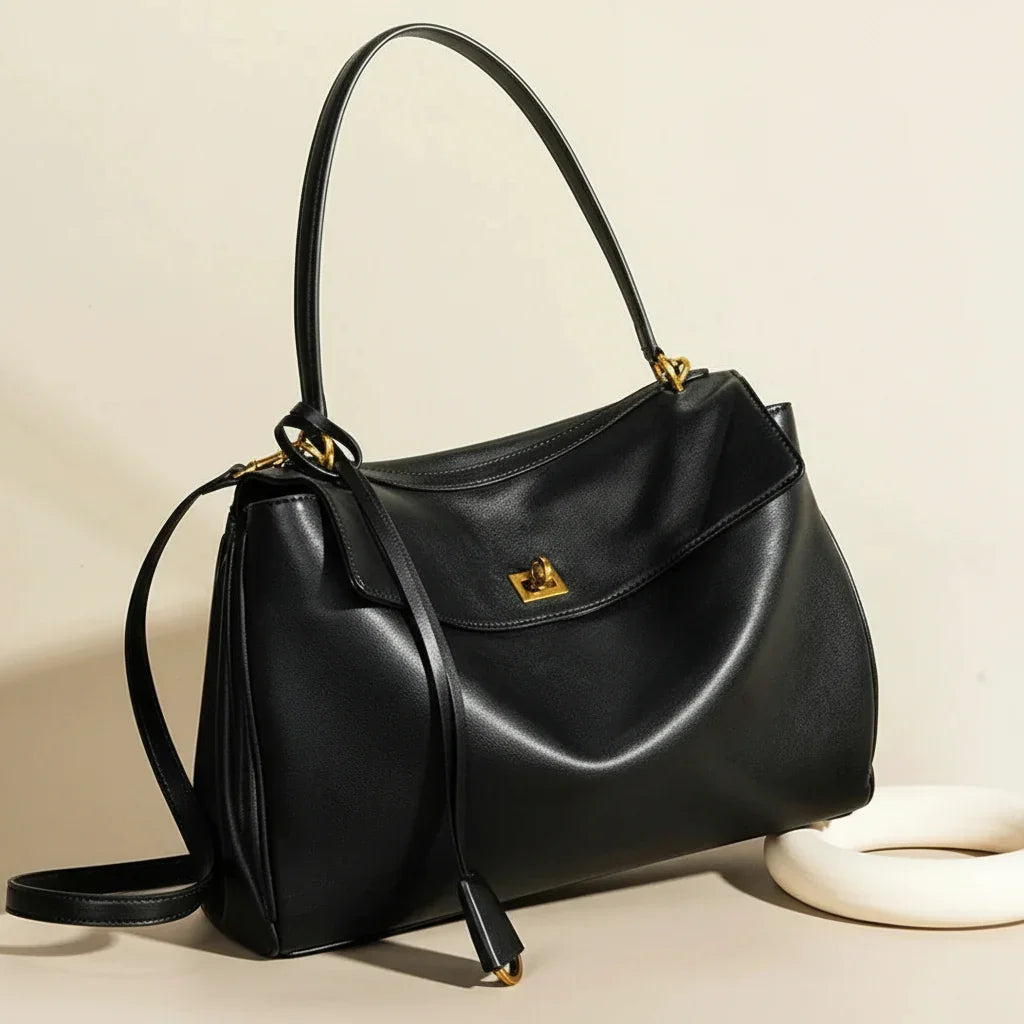 Lorenzo Brume d'Or Leather Handbag Rebooters