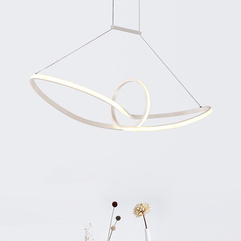 Acrylic Twisted Ceiling Light Minimalist LED Chandelier - Rebooters