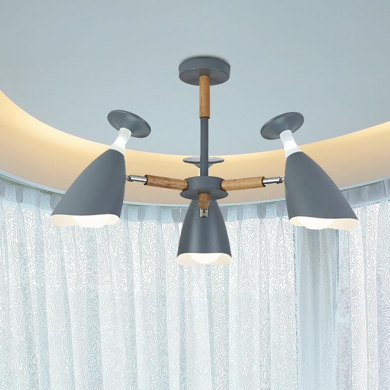 Rotatable Nordic Green Grey White Suspension Light Chandelier - Rebooters
