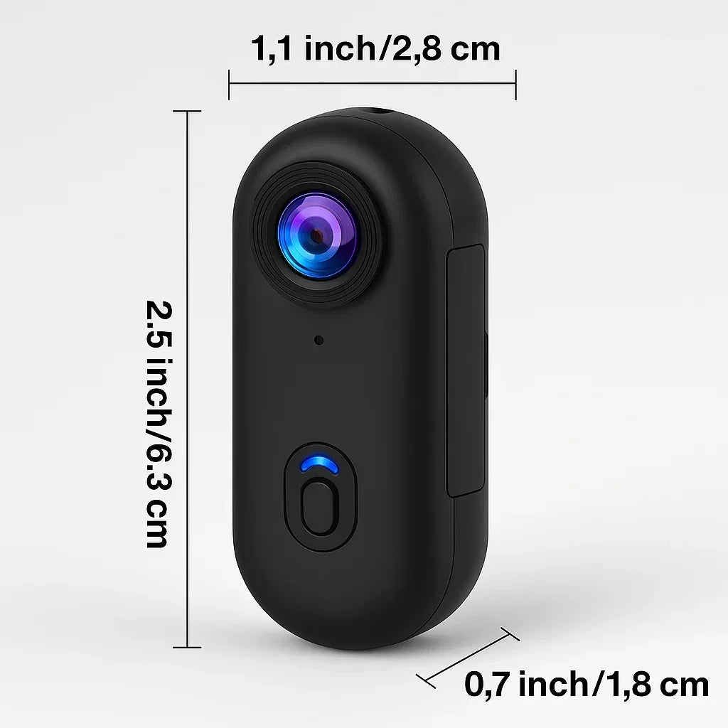4K Mini Body Camera – 128 GB | Rebooters