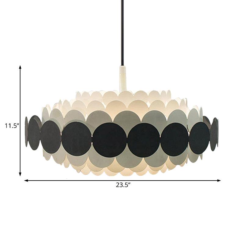 Acrylic Oval Chandelier Lighting Contemporary Led Pendant Lamp - Rebooters