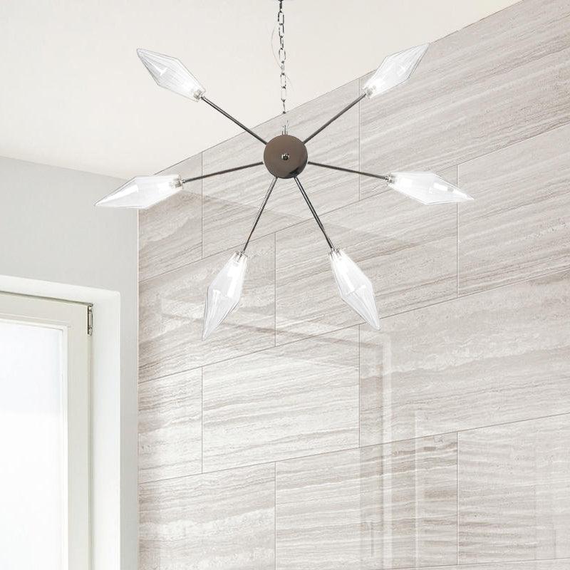 6/9/12 Lights Chandelier Lamp Industrial Sputnik Ceiling Light - Rebooters