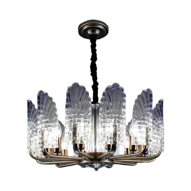8/9/10 Lights Radial Chandelier Lighting Brass Crystal Lamp - Rebooters