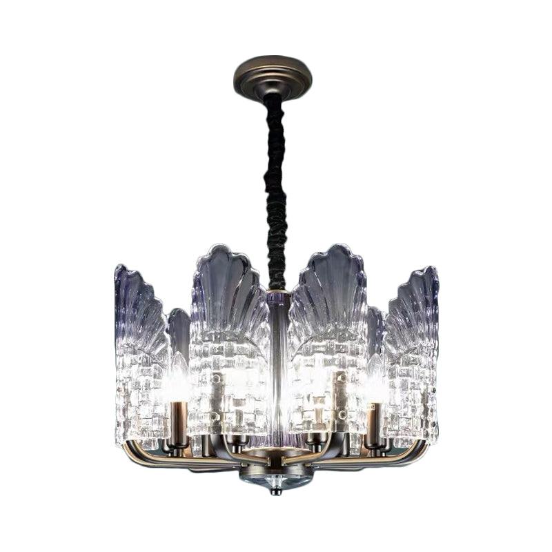 8/9/10 Lights Radial Chandelier Lighting Brass Crystal Lamp - Rebooters