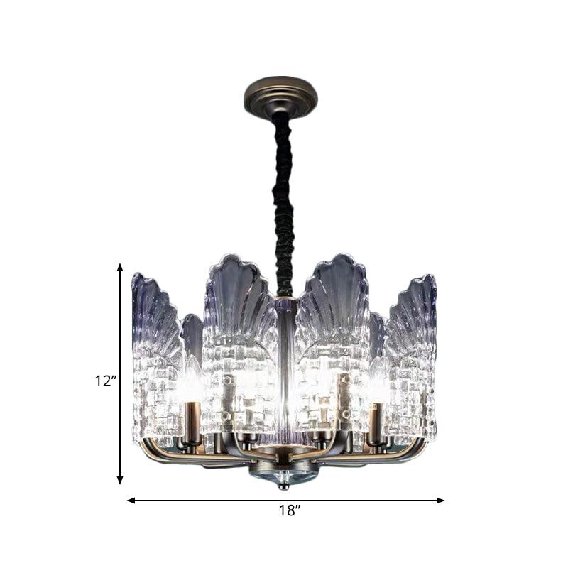 8/9/10 Lights Radial Chandelier Lighting Brass Crystal Lamp - Rebooters