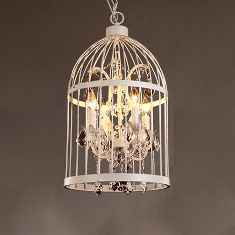 4 Heads Birdcage Chandelier Lighting Vintage Style Lamp - Rebooters