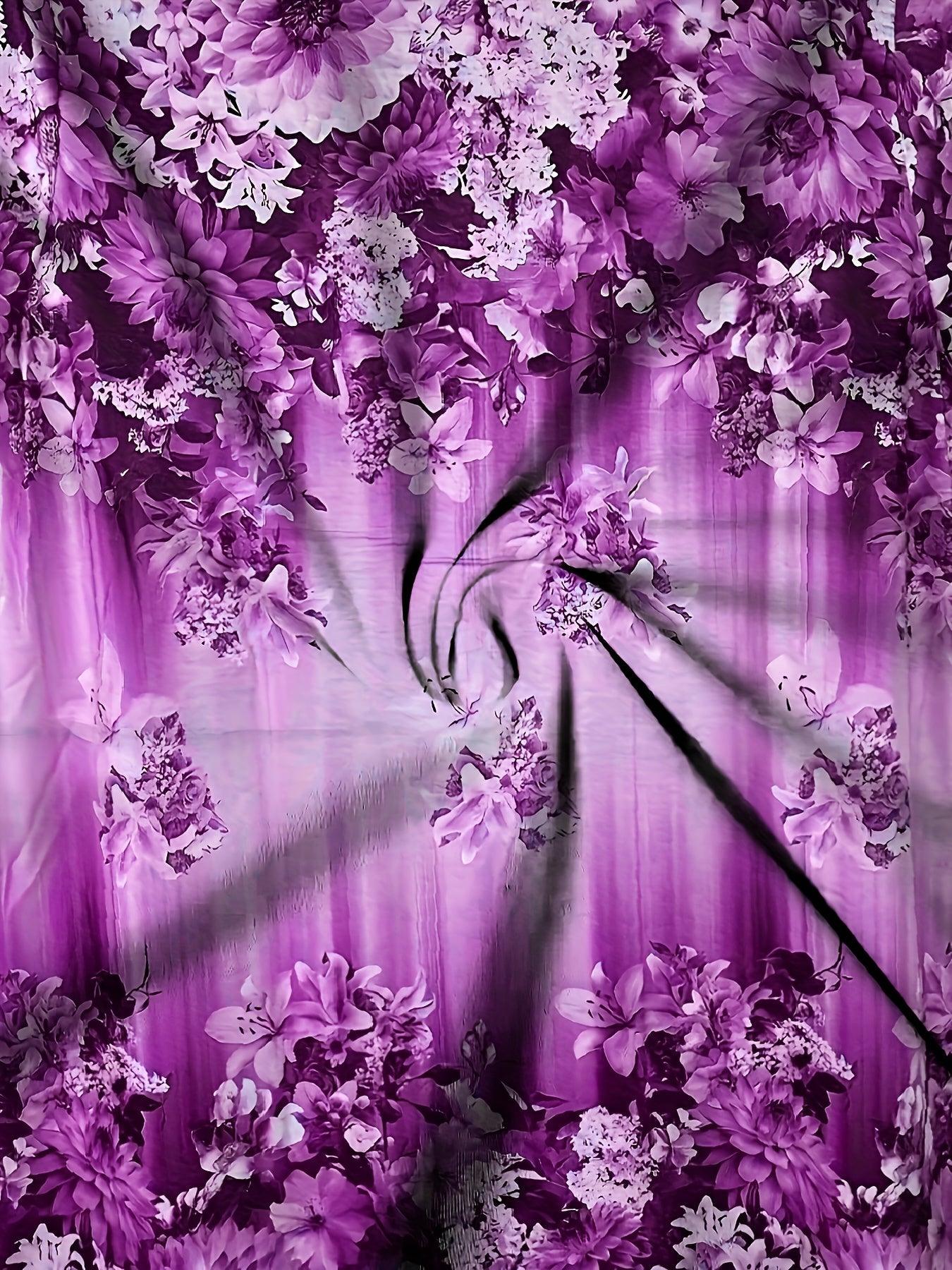 Floral V-Neck Top With Lace-Up Detail For Women Stylish Rebooters Womens Shirts