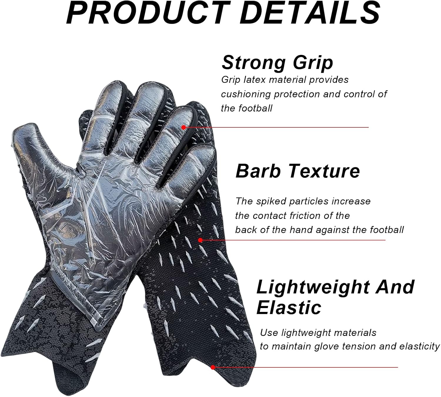 Kids Goalkeeper Gloves – All-Weather Grip, Wrist Support, Breathable Fit