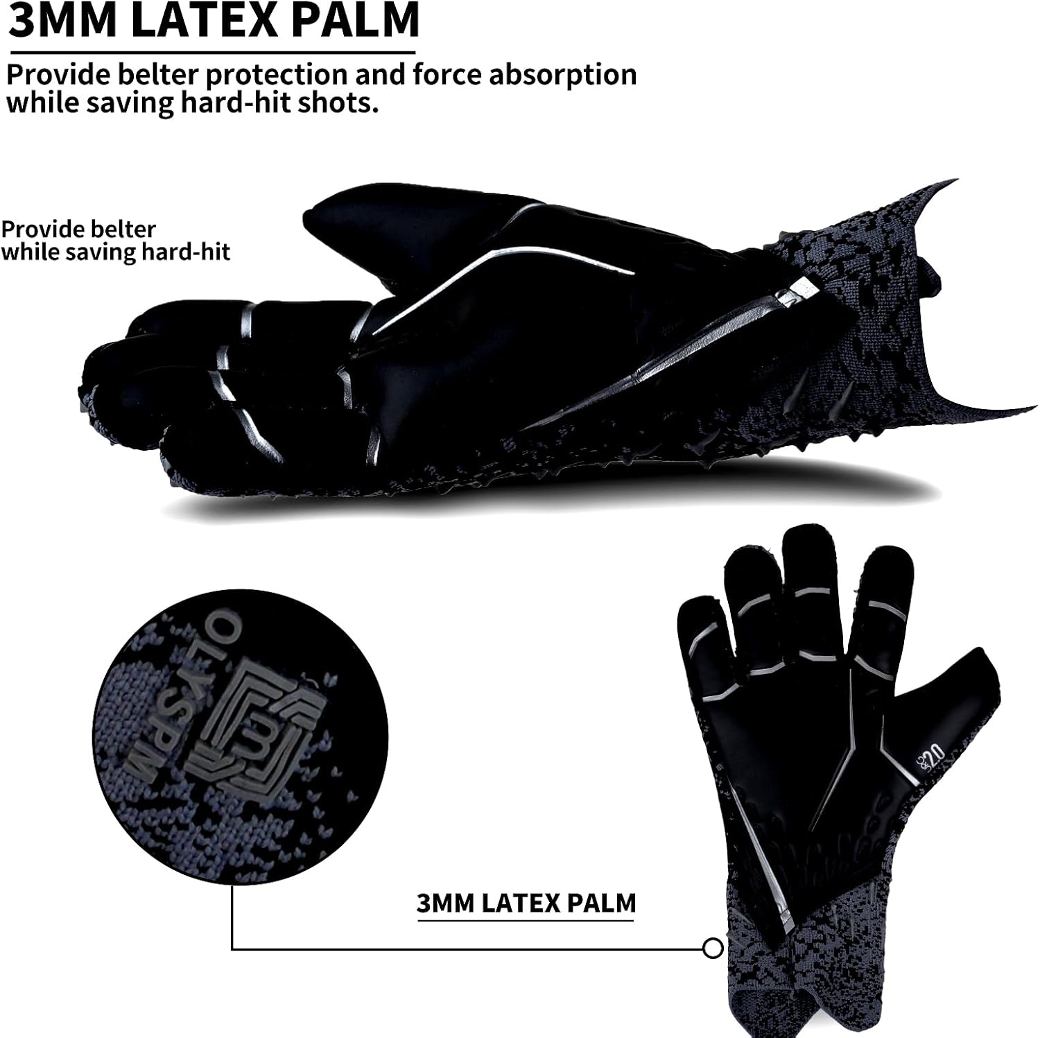 Kids Goalkeeper Gloves – All-Weather Grip, Wrist Support, Breathable Fit