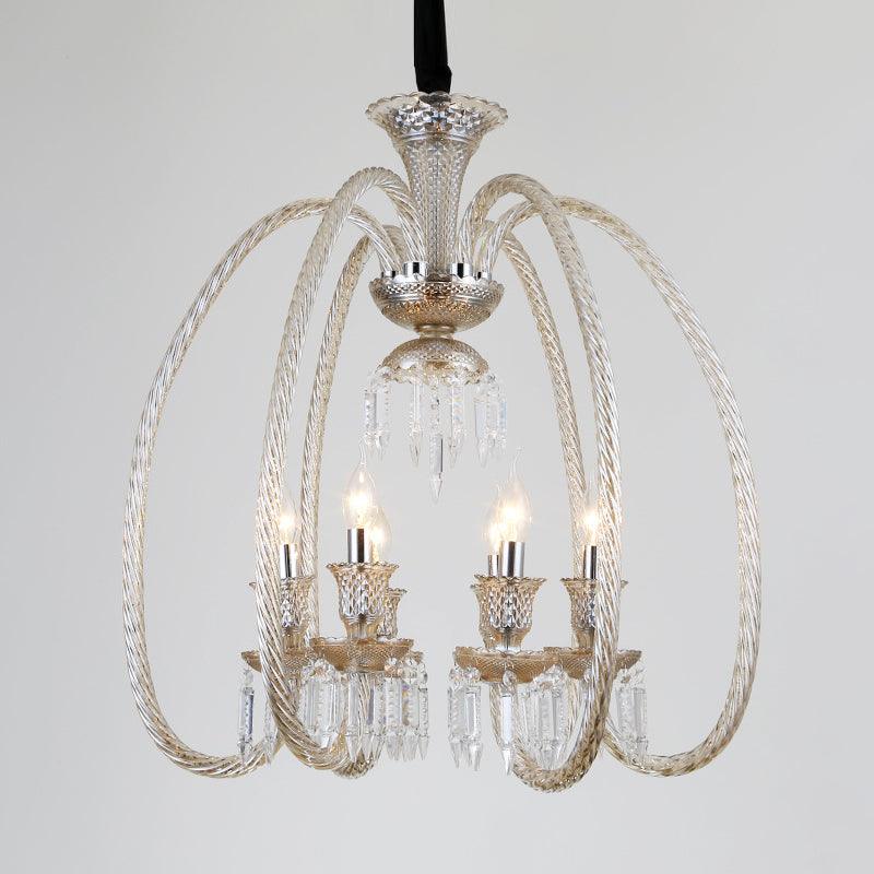6/8 Heads Hanging Chandelier Antique Living Room Pendant - Rebooters