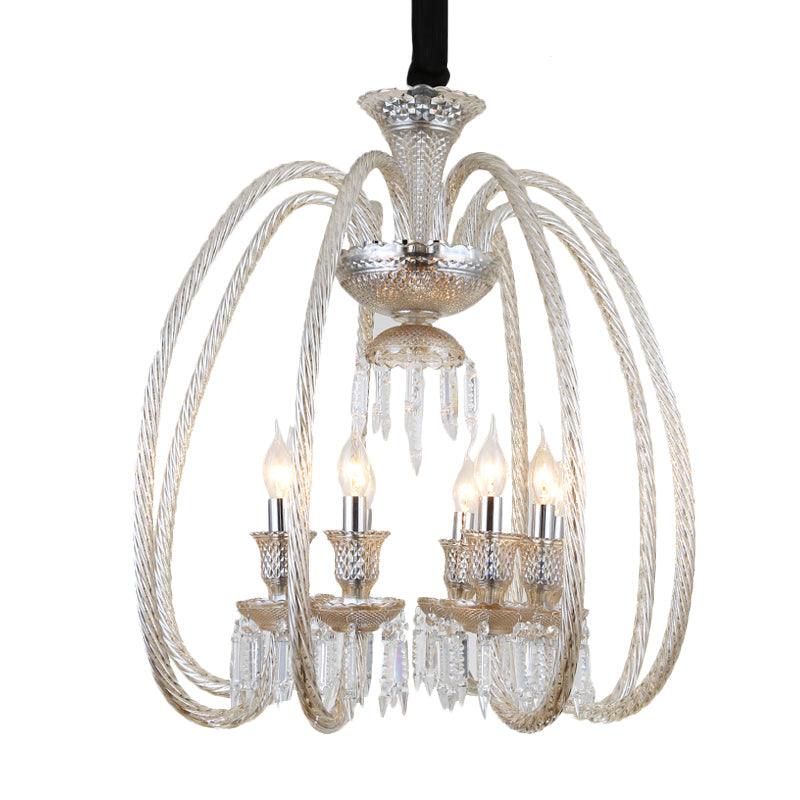 6/8 Heads Hanging Chandelier Antique Living Room Pendant - Rebooters