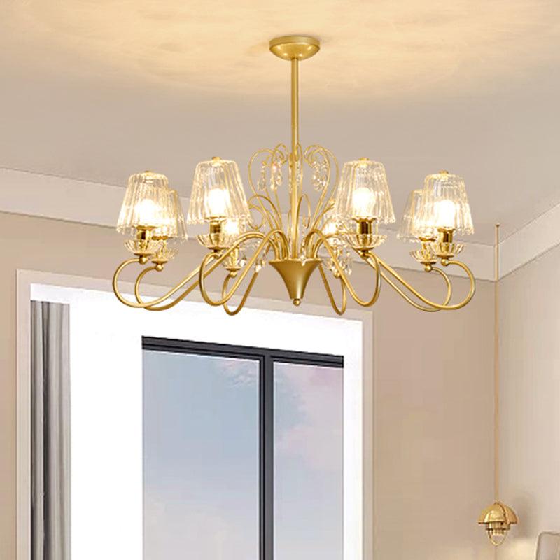 6/8-Light Pendant Chandelier Contemporary Cone Shade Lamp - Rebooters