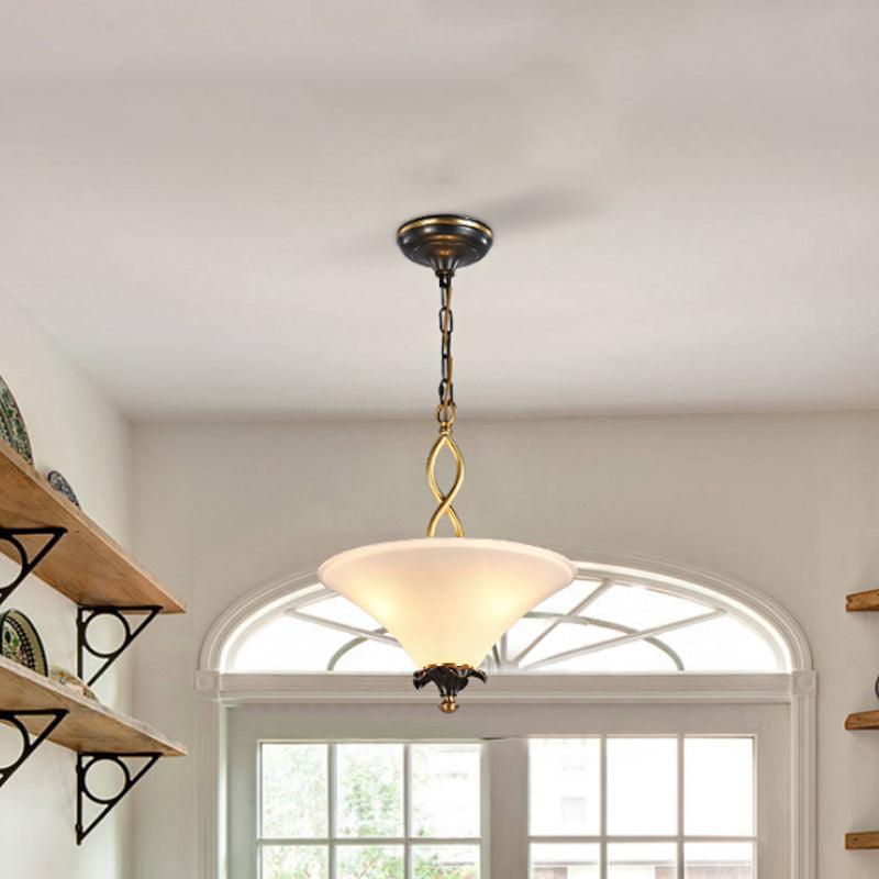 3-Light Pendulum Light Country Dining Room Chandelier Lamp - Rebooters