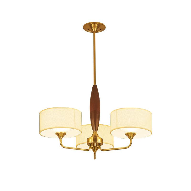 3/5-Bulb Drop Pendant Countryside Bedroom Chandelier Lamp - Rebooters