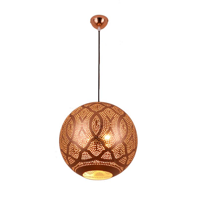 3 Bulbs Metal Ceiling Chandelier Traditional Rose Gold Light Kit - Rebooters