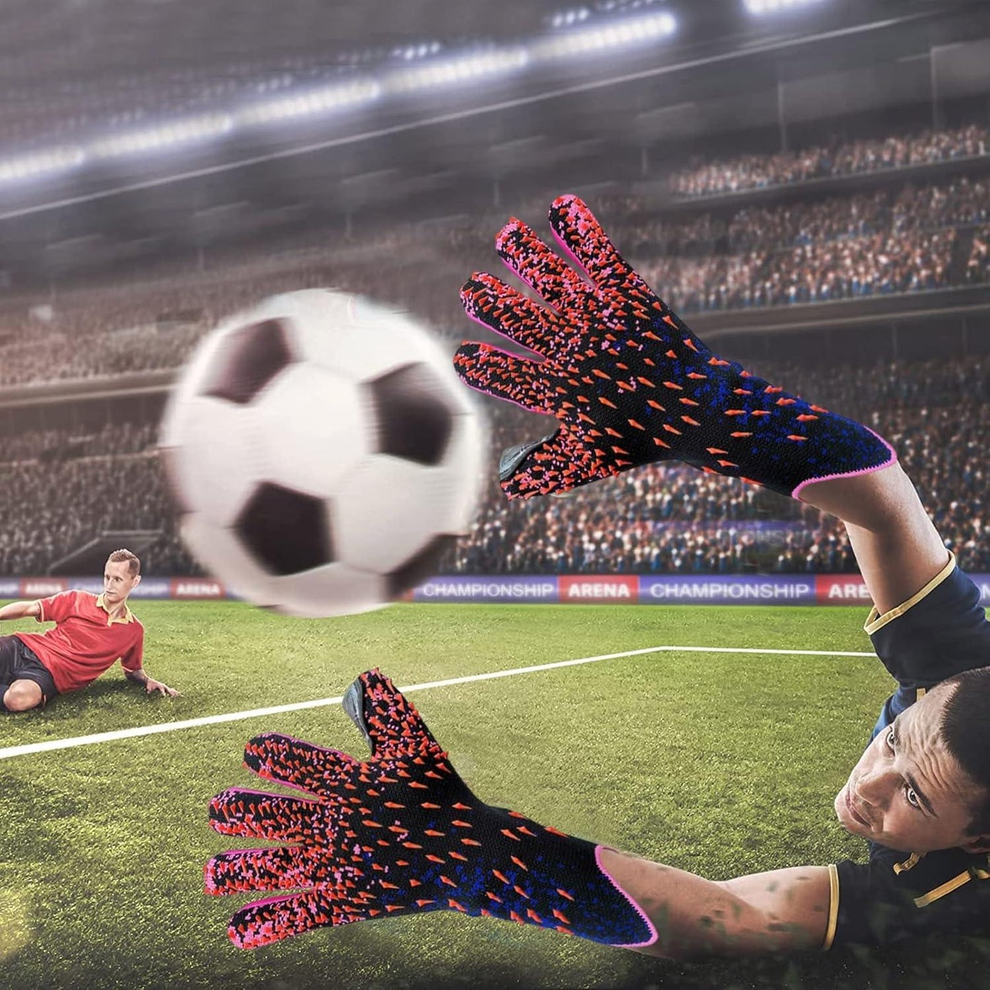 Kids Goalkeeper Gloves – All-Weather Grip, Wrist Support, Breathable Fit
