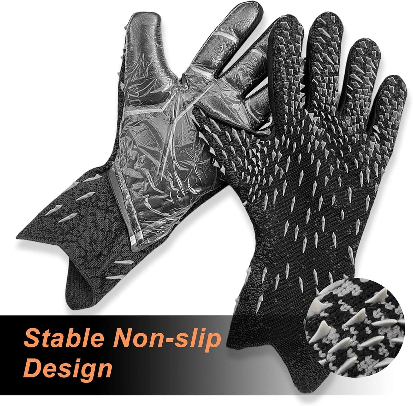 Kids Goalkeeper Gloves – All-Weather Grip, Wrist Support, Breathable Fit